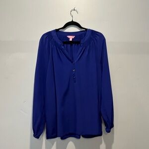 Lilly Pulitzer Blue Blouse